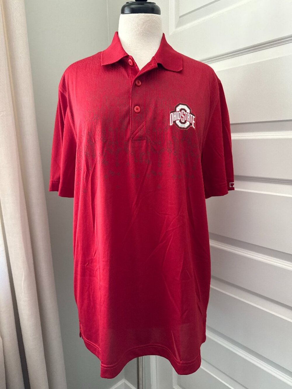 NEW Cutter & Buck CB DryTec Ohio State Buckeyes Polo : Large